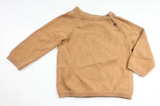 Stickad tröja från H&M - Storlek 74 - Beige