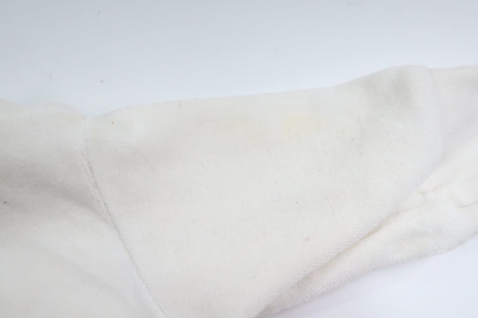 Pyjamas i fleece från H&M - Storlek 50/56 - Vit