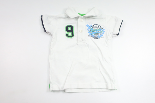 Pikétröja från Kappahl - Storlek 80 - Vit