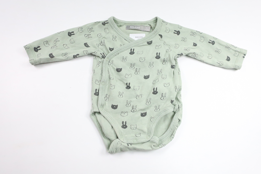Body med kaniner från Åhléns - Storlek 56 - Grön