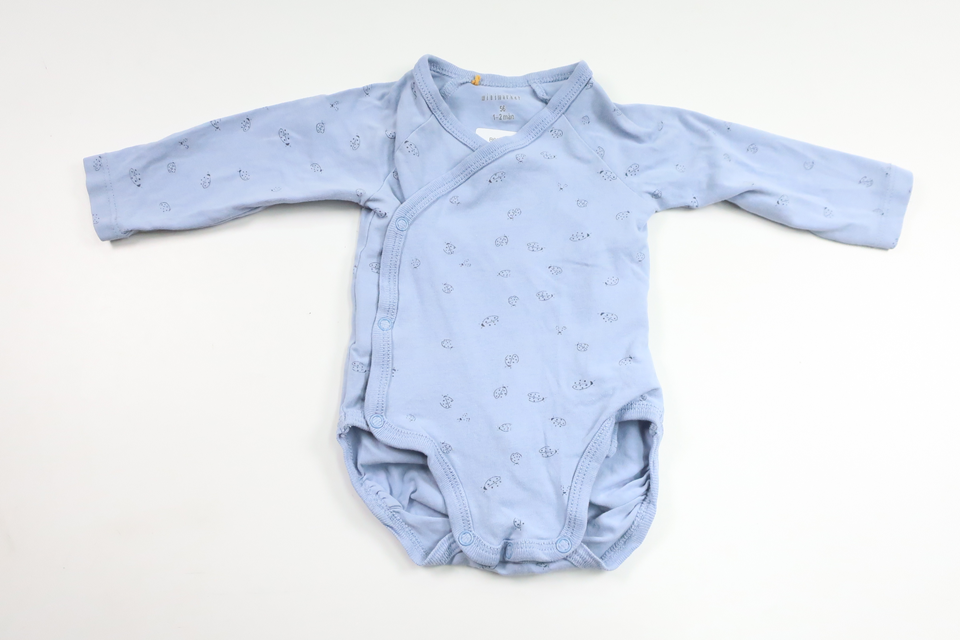 Wrap bodysuit from Minimarket - Size 56 - Blue