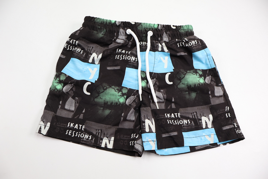 Badshorts från Beach Wear - Storlek 98/104 - Svart