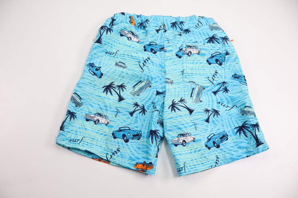 Badshorts från Name It - Storlek 104 - Blå