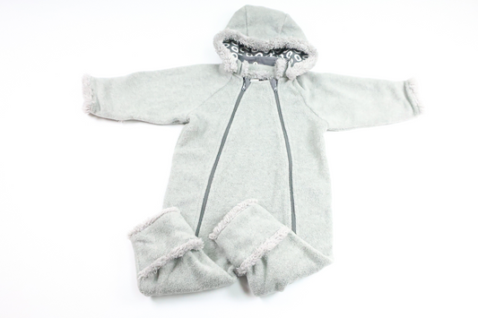 Fleeceoverall från H&M - Storlek 68 - Grå