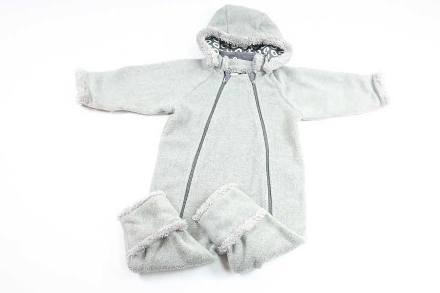 Fleeceoverall från H&M - Storlek 68 - Grå