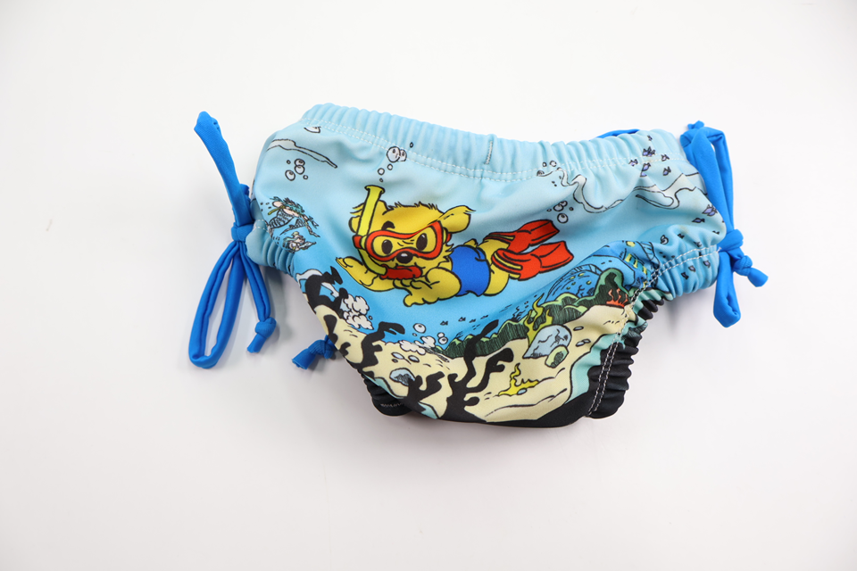 Badblöja med Bamse från Swimpy - Storlek 62/68 - Blå