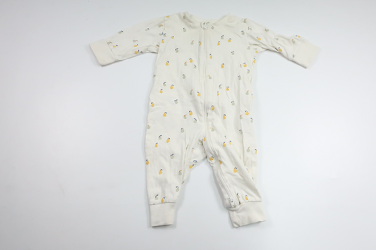 Pyjamas med päron från Lindex - Storlek 68 - Vit