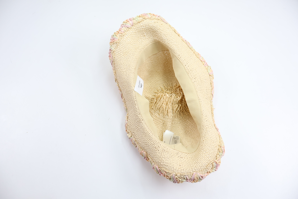 Stråhatt från Lindex - Storlek 128/146 - Beige