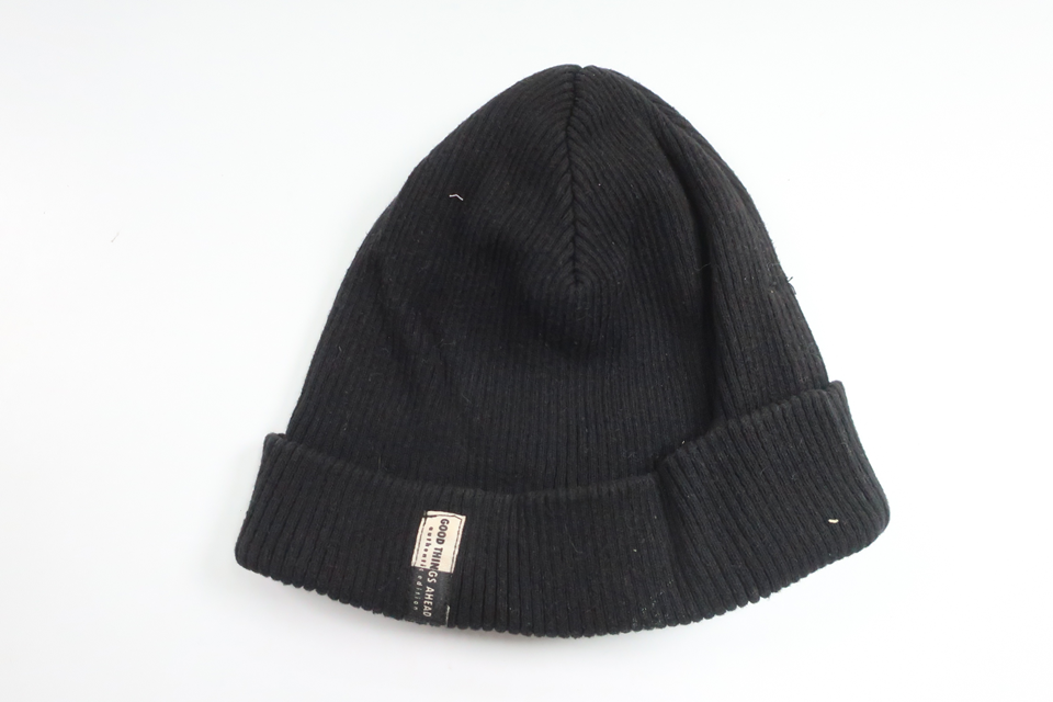 Ribbstickad mössa från Zara - Storlek 68/74 - Svart