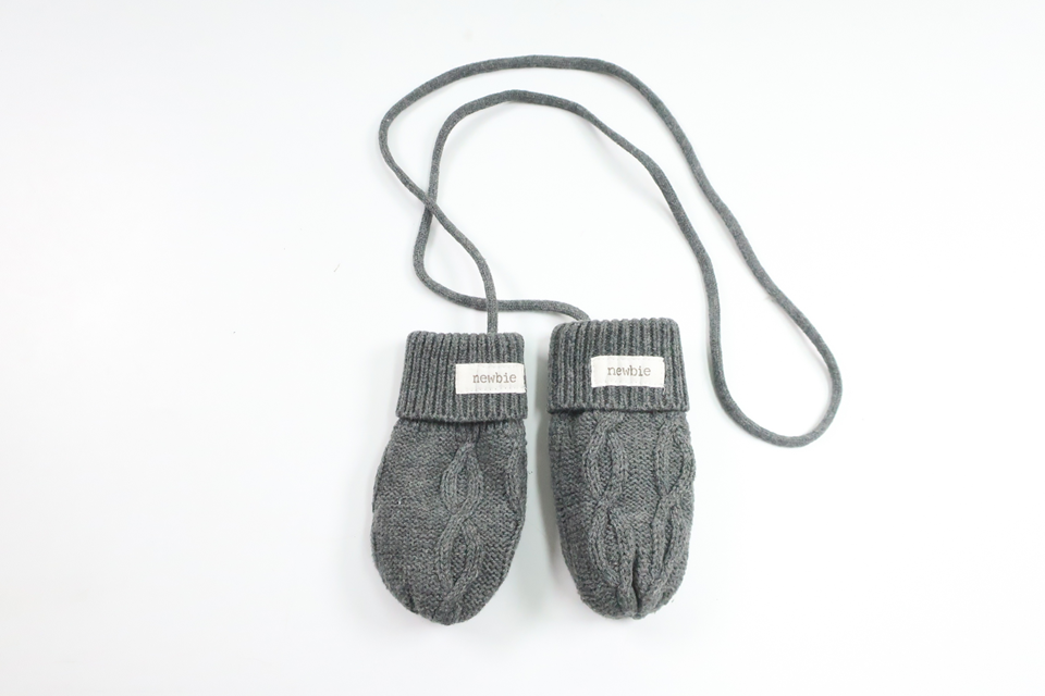 Fleecefodrade vantar från Newbie - Storlek One size - Grå