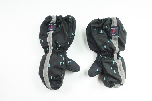 Fleecefodrade vantar från Polarn o. Pyret - Storlek 86/92 - Svart