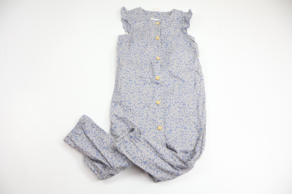 Blommig jumpsuit från H&M - Storlek 98 - Blå