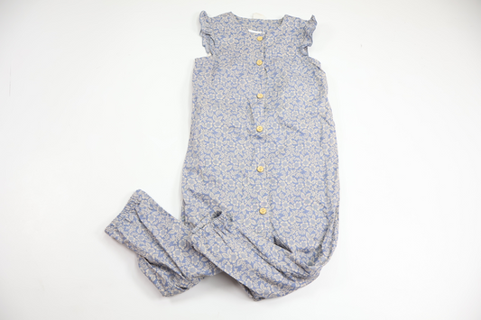 Blommig jumpsuit från H&M - Storlek 98 - Blå