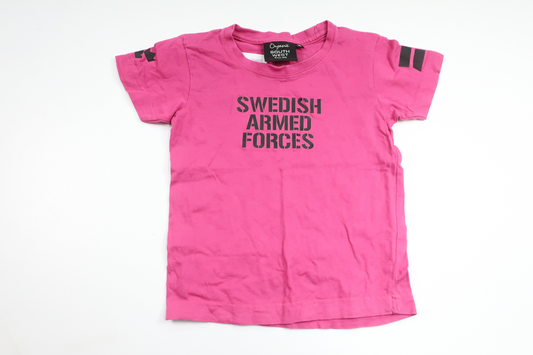T-shirt Swedish Armed Forces från South West - Storlek 80 - Rosa