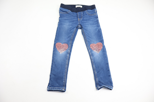 Jeansbyxor från Lindex - Storlek 104 - Denim