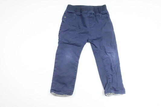 Lined trousers from H&M - Size 92 - Navy blue