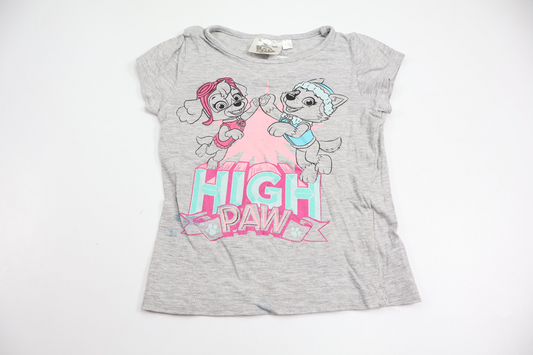 T-shirt med Paw Patrol från Nickelodeon - Storlek 98/104 - Grå
