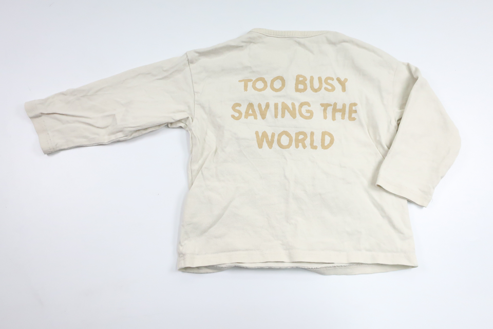 Tröja med Spindelmannen från H&M - Storlek 92 - Benvit