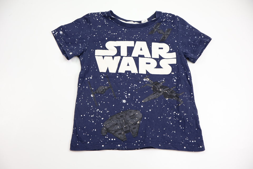 T-shirt med Star Wars från H&M - Storlek 98/104 - Blå
