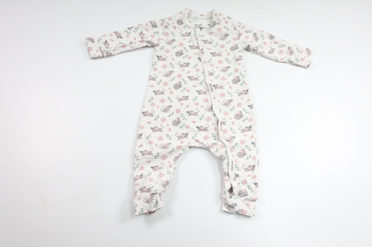 Pyjamas med möss från Okänt - Storlek 62/68 - Vit