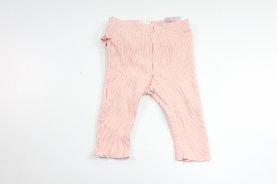Ribbade byxor med volang från H&M - Storlek 56 - Rosa