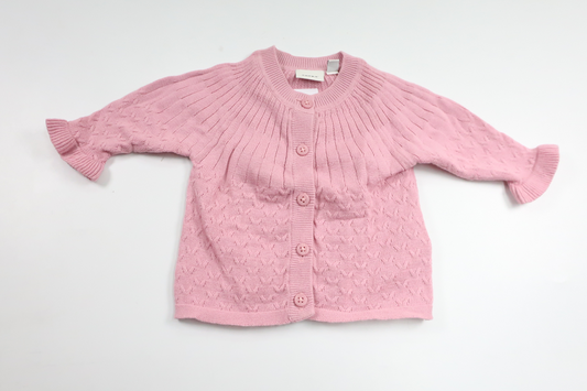 Stickad kofta från Name It - Storlek 56 - Rosa