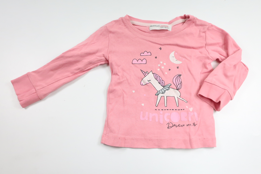 Pyjamas tröja från Mminoti - Storlek 92 - Rosa