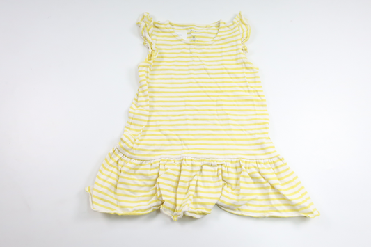 Randig klänning från Name It - Storlek 92 - Gul