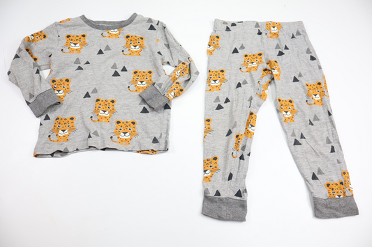 Tvådelad pyjamas från Kappahl - Storlek 98/104 - Grå