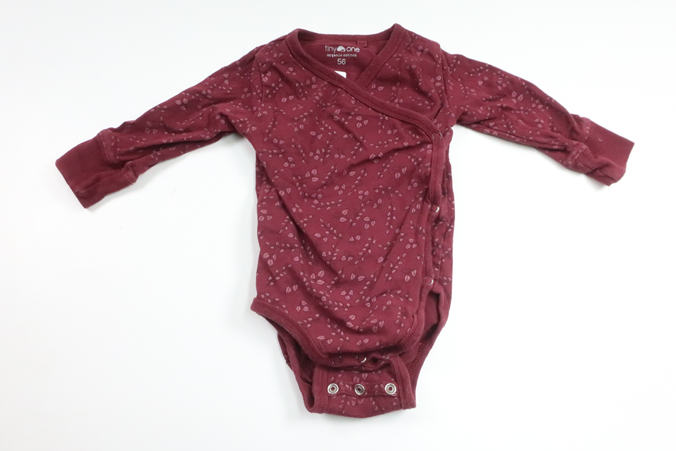Omlottbody från Tiny One - Storlek 56 - Vinröd