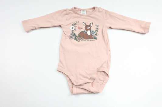 Body från Lindex - Storlek 62 - Rosa
