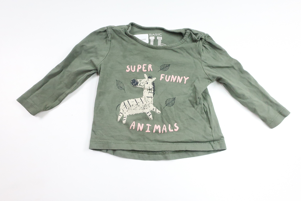 Tröja från Basic U - Storlek 74 - Grön