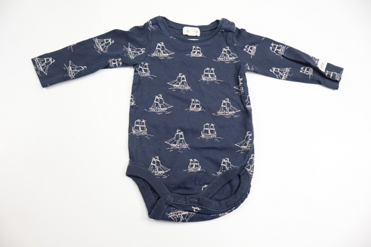 Body från Newbie - Storlek 62 - Marinblå