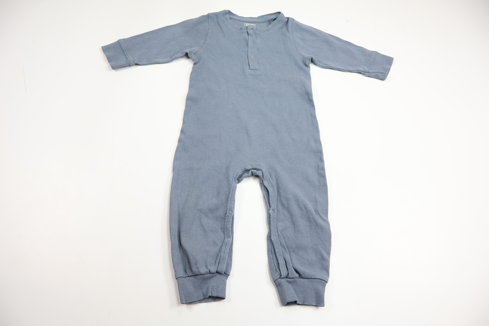 Ribbad pyjamas från BEBE - Storlek 80 - Blå