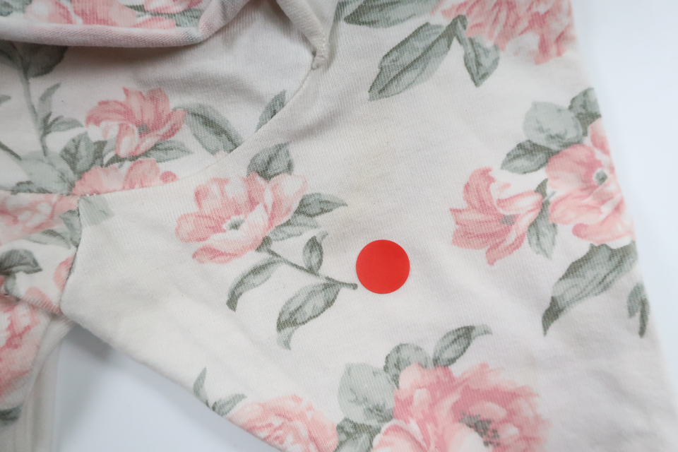 Floral pants with ruffles from Newbie - Size 62 - White