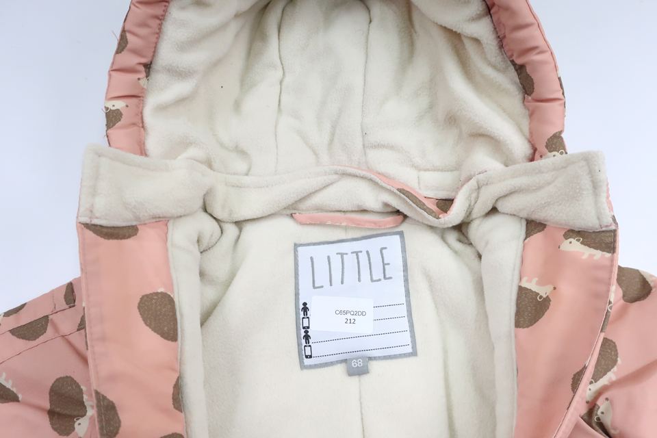 Overall med igelkottar från Little - Storlek 68 - Rosa