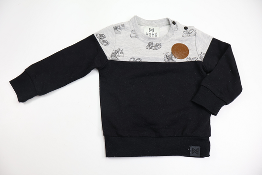 Sweatshirt från Koko Noko - Storlek 74 - Svart