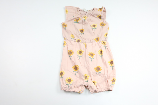 Jumpsuit med blommor från Lindex - Storlek 86 - Rosa