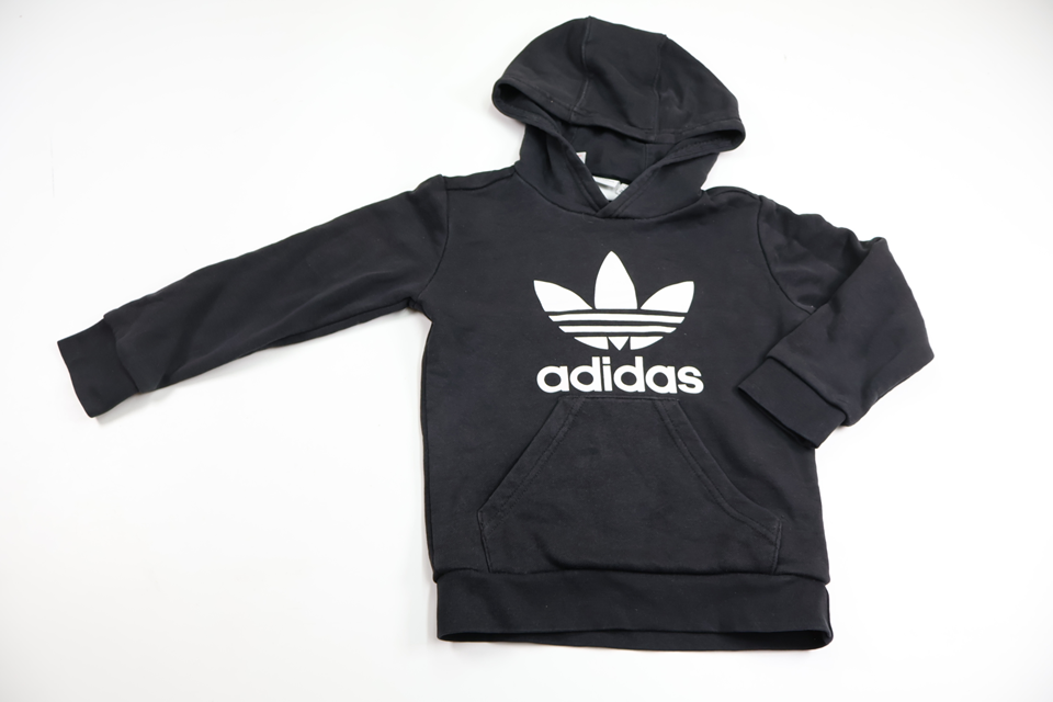 Huvtröja från Adidas - Storlek 116 - Svart