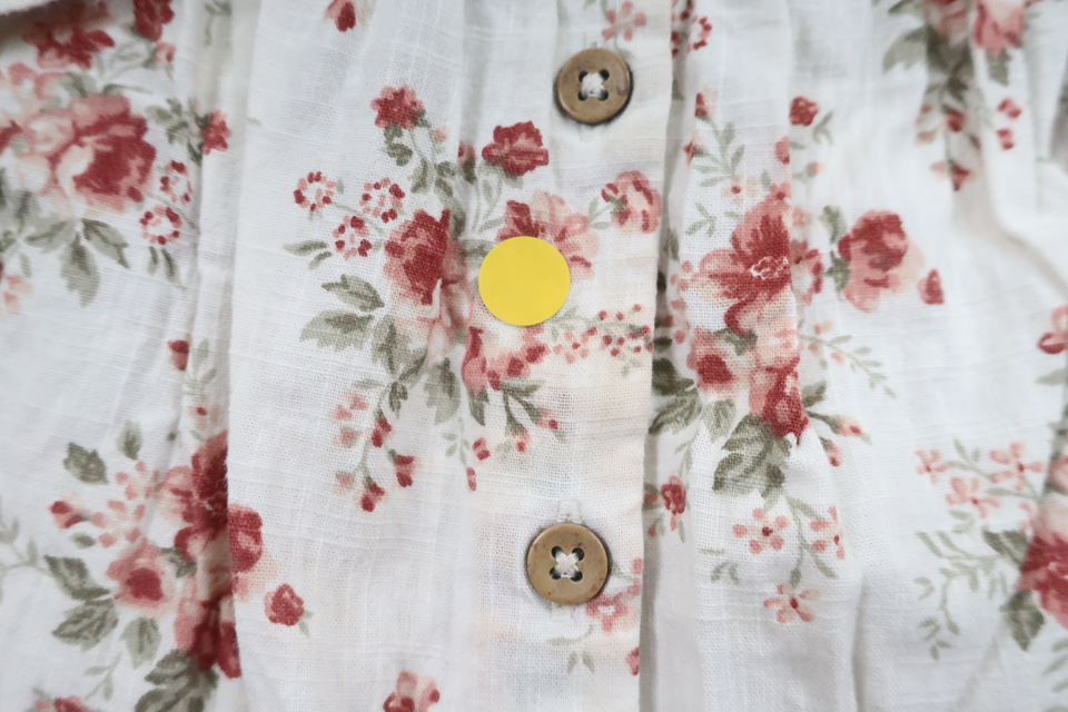 Blommig tunika från Newbie - Storlek 80 - Vit