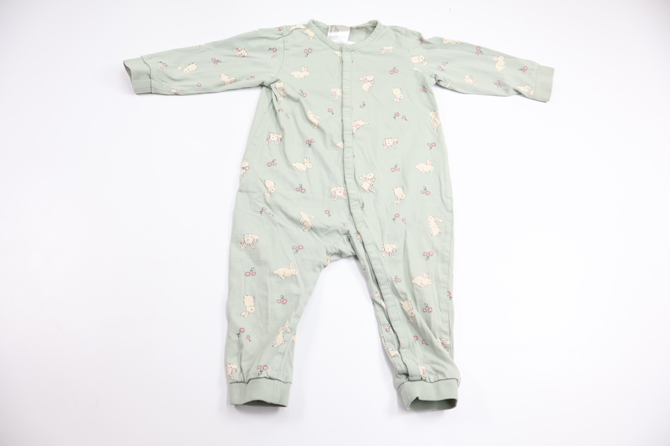 Pyjamas med kaniner från H&M - Storlek 86 - Blå