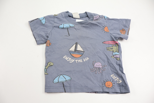 T-shirt från H&M - Storlek 68 - Blå