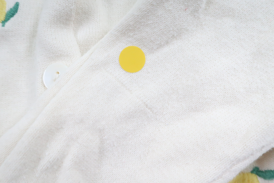 Kofta med citroner från H&M - Storlek 110/116 - Vit