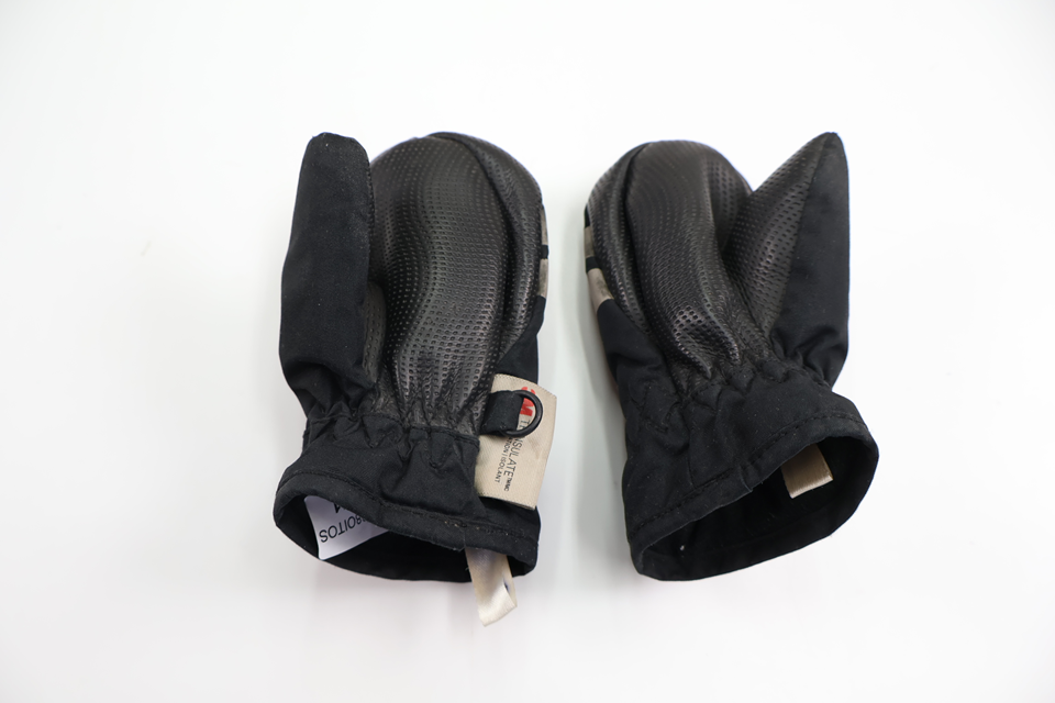 Fleecefodrade vantar från H&M - Storlek 92 - Svart
