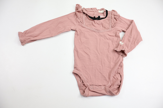 Body från Newbie - Storlek 86 - Rosa