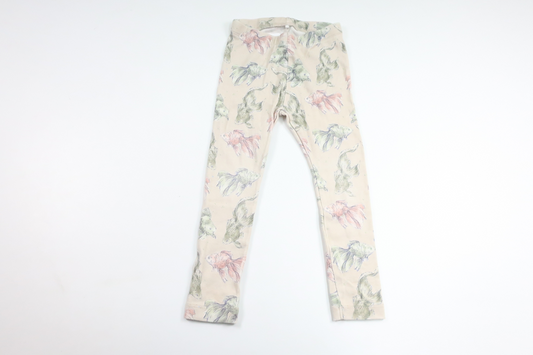 Byxor med fiskar från Name It - Storlek 92 - Beige