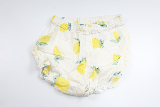 Shorts med citroner från H&M - Storlek 98 - Vit