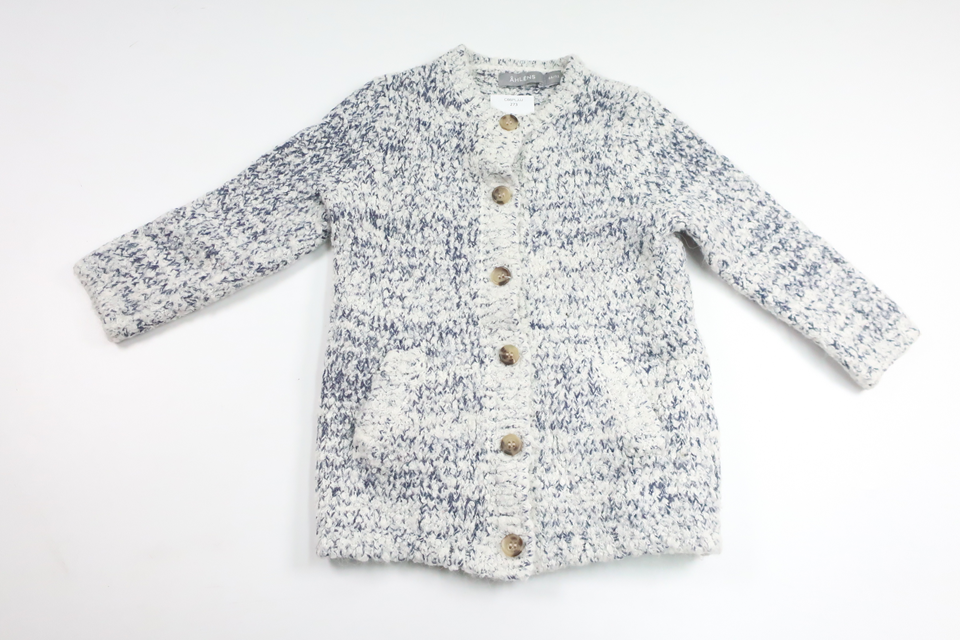 Stickad jacka från Åhléns - Storlek 86/92 - Blå