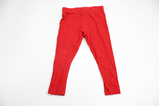 Leggings från ICA I Love Eco - Storlek 86/92 - Röd