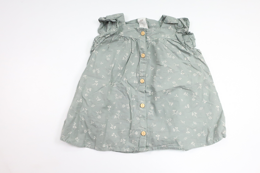 Blommig tunika från H&M - Storlek 86 - Grön